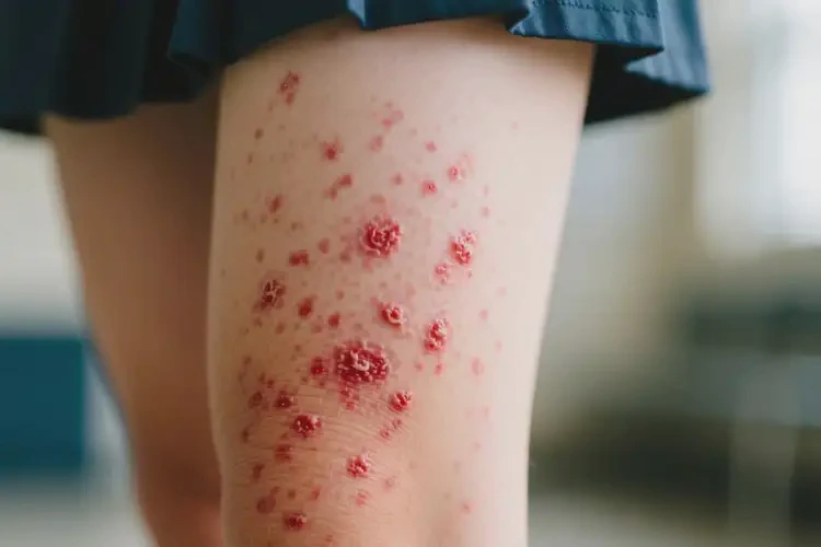 中學(xué)生大腿上起濕疹能靠自己自愈嗎(圖4)