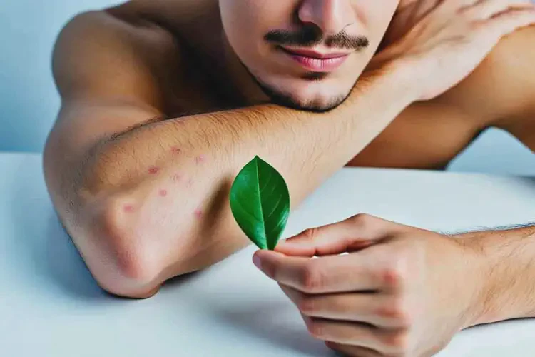 男生手臂偶爾起濕疹能靠自己自愈嗎(圖2)