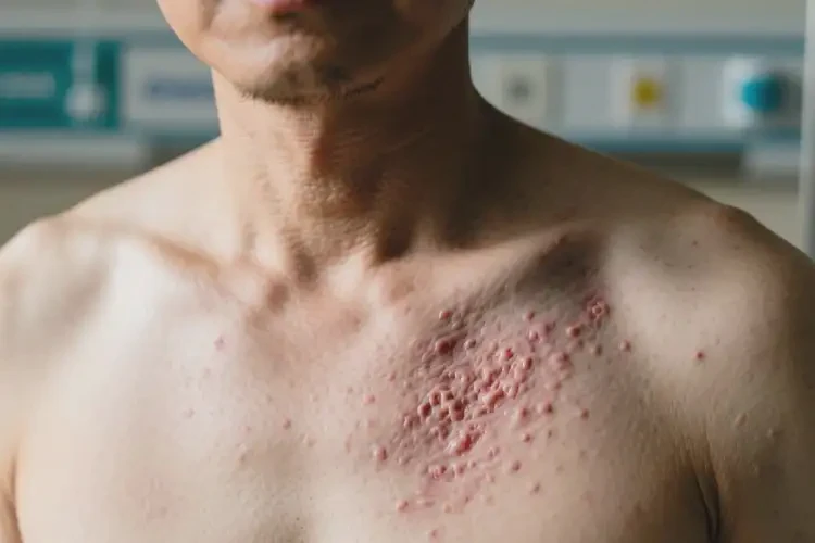 男人身上長(zhǎng)濕疹能徹底自愈嗎(圖4)