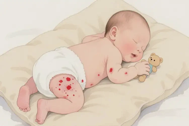 新生兒屁股上出現濕疹不管它會自己痊愈嗎(圖2)