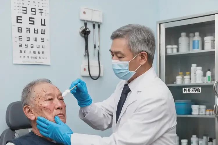 老人臉上偶爾起濕疹能徹底自愈嗎(圖3)