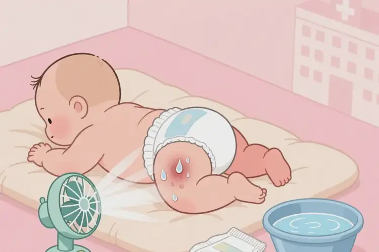 小兒屁股上有濕疹可以徹底自愈嗎(圖2)