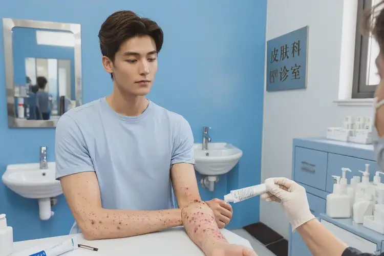 青年人手臂上偶爾起濕疹能徹底自愈嗎(圖3)