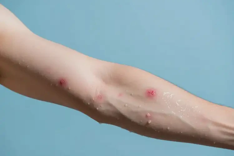 男性手臂偶爾長濕疹不管它會自己痊愈嗎(圖2)