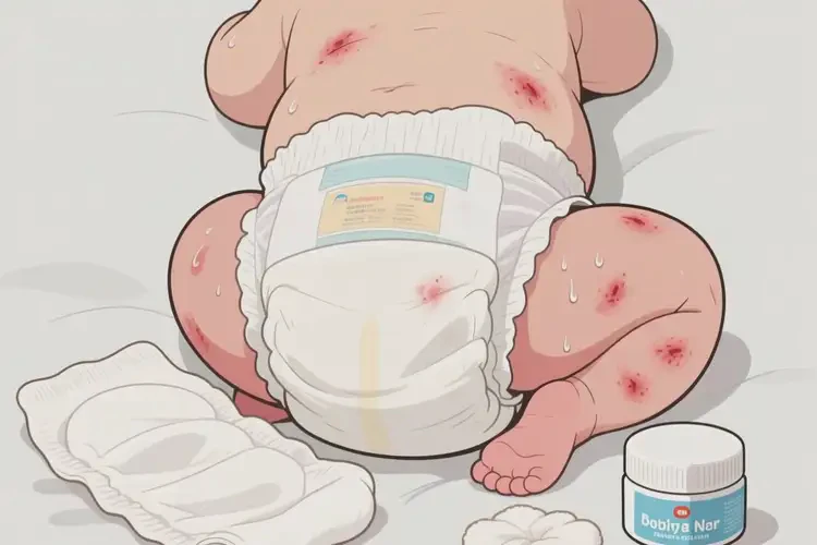 小兒屁股出濕疹可以徹底自愈嗎(圖3)