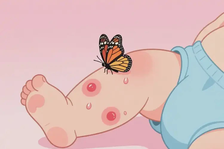 嬰兒小腿容易長濕疹能靠自己自愈嗎(圖1)