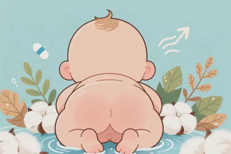 孩子屁股上容易起濕疹可不可以徹底自愈(圖4)