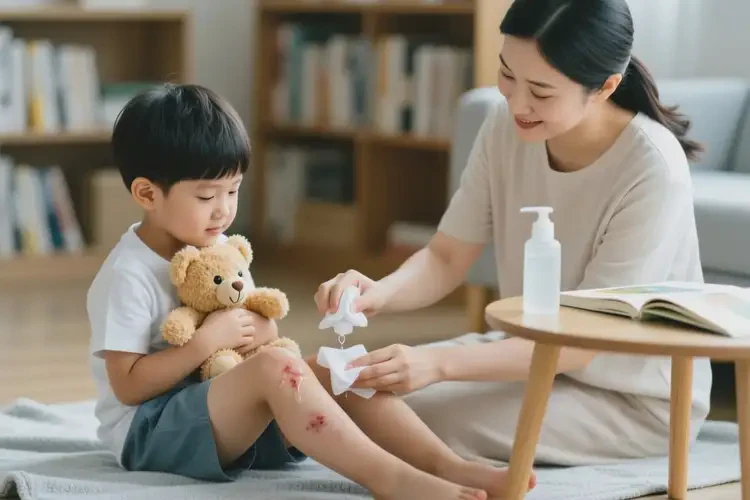 少兒大腿上出濕疹可不可以徹底自愈(圖1)