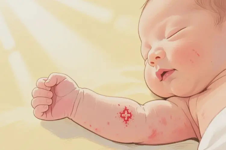 新生兒手臂容易長(zhǎng)濕疹可不可以徹底自愈(圖1)
