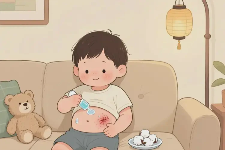 小孩肚子容易起濕疹能靠自己自愈嗎(圖2)