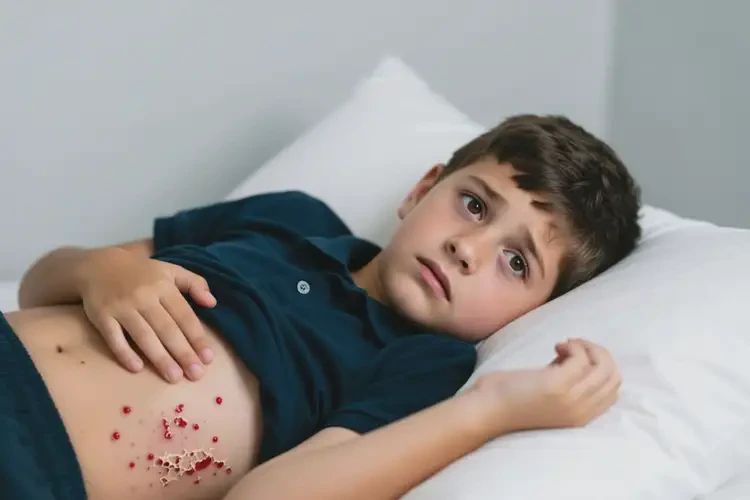 中學生肚子上經(jīng)常起濕疹不管它會自己痊愈嗎(圖3)