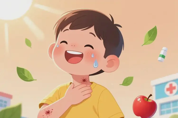 小學(xué)生脖子出濕疹可不可以徹底自愈(圖2)