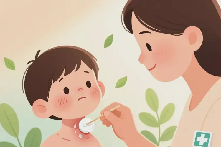 兒童脖子出濕疹能徹底自愈嗎(圖4)