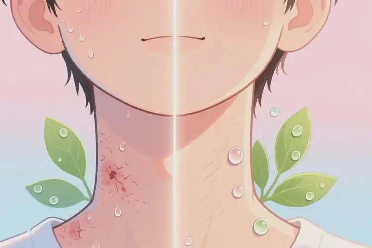 青少年脖子上容易長濕疹不管它會自己自愈嗎(圖2)