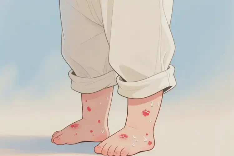 小孩小腿經(jīng)常起濕疹不管它會(huì)自己自愈嗎(圖4)