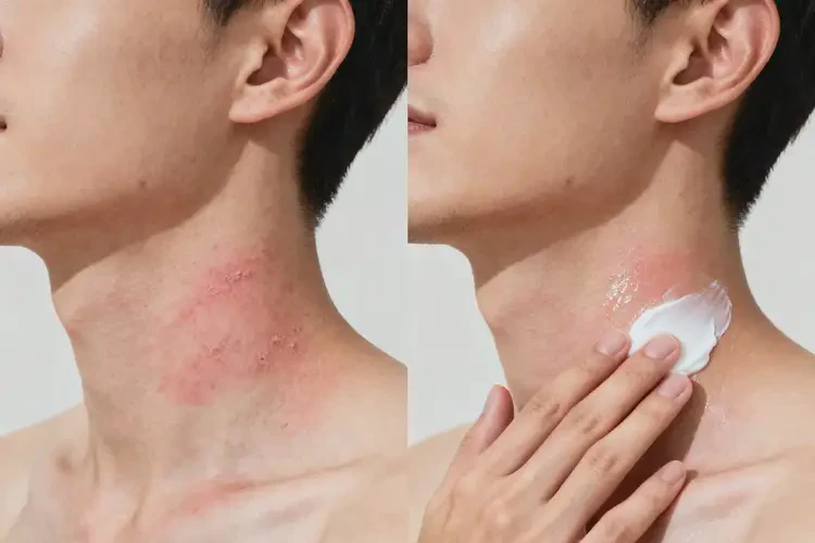 男性脖子上起濕疹不管它會(huì)自己好嗎(圖3)