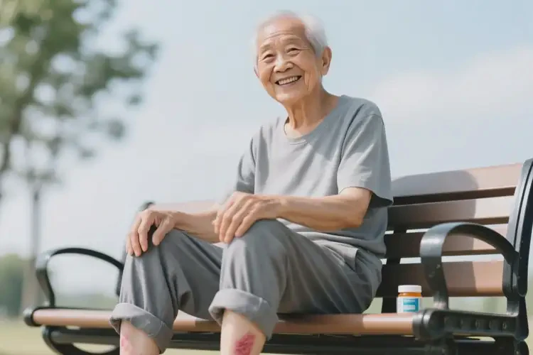 高齡老人小腿上偶爾長濕疹不管它會自己自愈嗎(圖1)