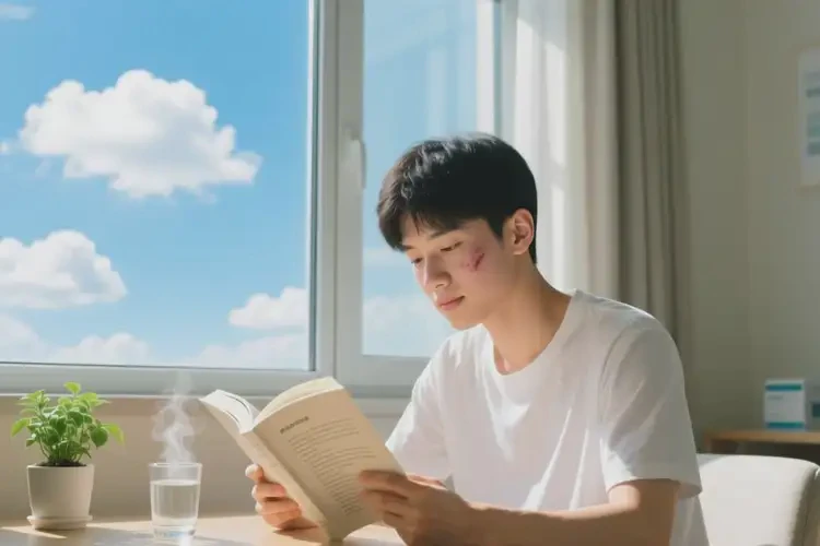 青年人臉上容易長濕疹不管它會自己自愈嗎(圖1)