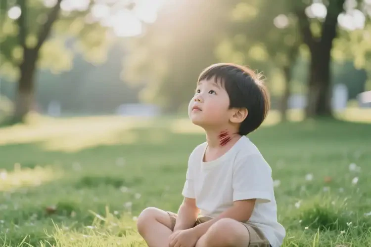 兒童脖子上有濕疹可以徹底自愈嗎(圖3)