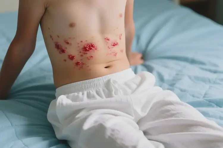 中學生肚子上經(jīng)常起濕疹不管它會自己痊愈嗎(圖4)