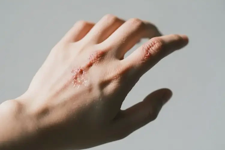青少年手上經(jīng)常起濕疹不管它會自己好嗎(圖3)