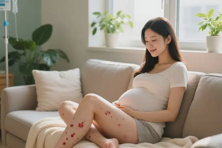 產(chǎn)婦四肢偶爾起濕疹不管它會(huì)自己痊愈嗎(圖2)