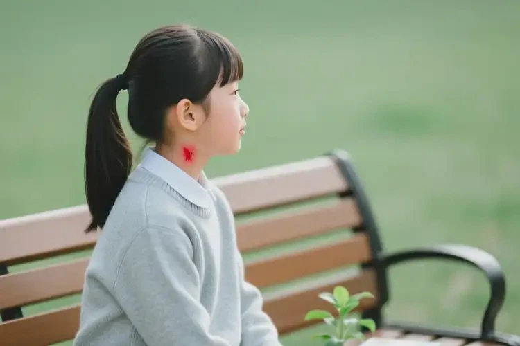 中學(xué)生脖子有濕疹能不能徹底自愈(圖1)