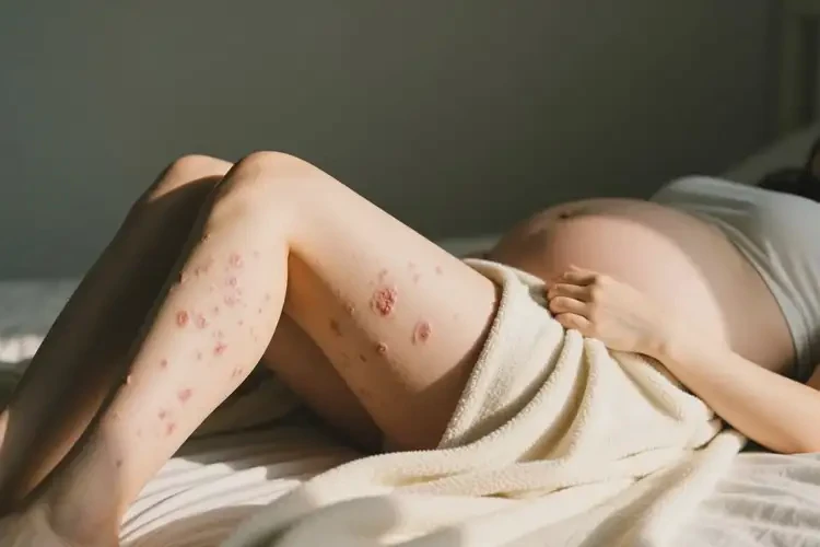 孕婦大腿容易長(zhǎng)濕疹不管它會(huì)自己好嗎(圖3)