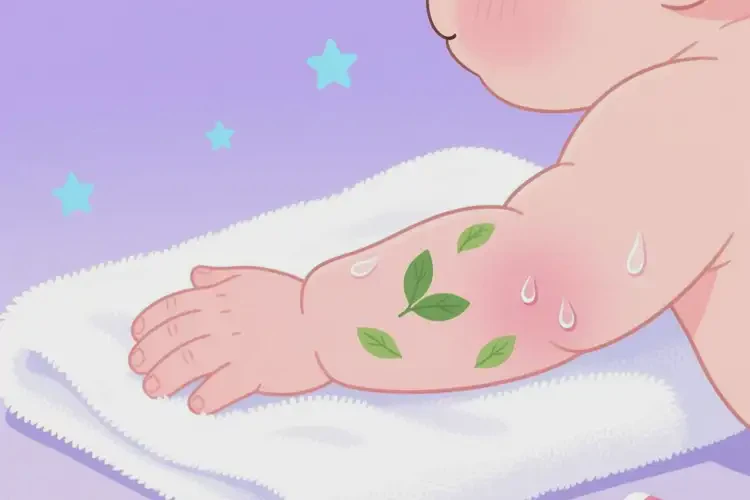 寶寶手臂出濕疹不管它會(huì)自己自愈嗎(圖1)