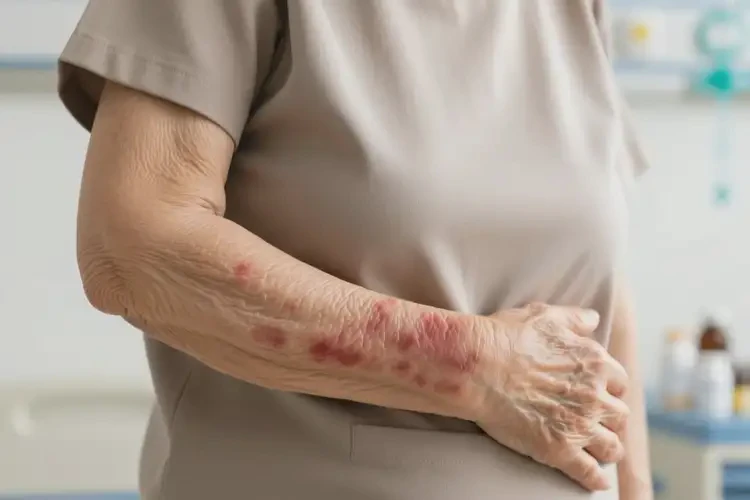 老年人手臂出湿疹能彻底自愈吗(图4)