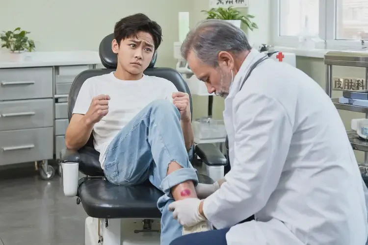 大学生四肢起湿疹不管它会自己痊愈吗(图3)