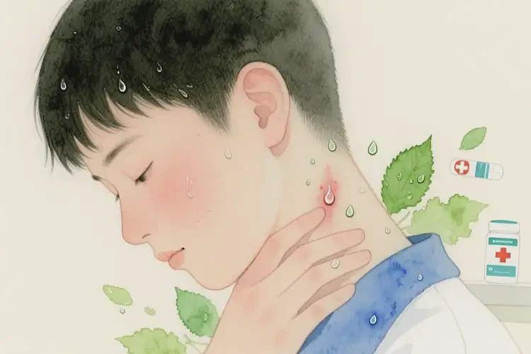 中學(xué)生脖子上容易起濕疹可不可以徹底自愈(圖2)