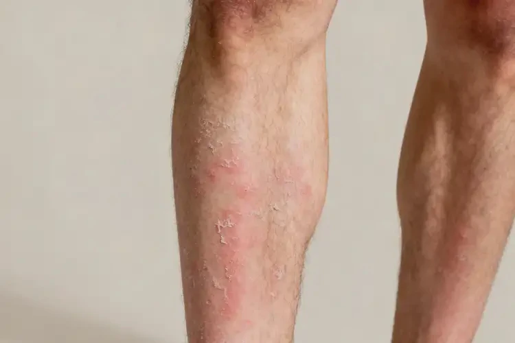 男人小腿有濕疹能徹底自愈嗎(圖3)