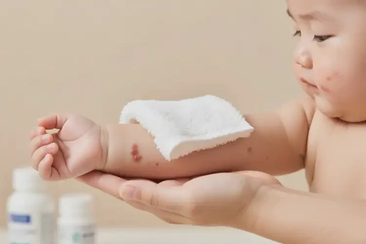 寶寶手臂經(jīng)常起濕疹不管它會自己痊愈嗎(圖1)