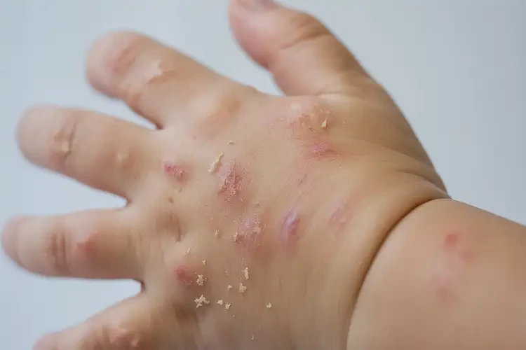 兒童手上經(jīng)常起濕疹能徹底自愈嗎(圖4)