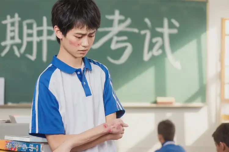 中學(xué)生面部出現(xiàn)濕疹不管它會自己痊愈嗎(圖1)