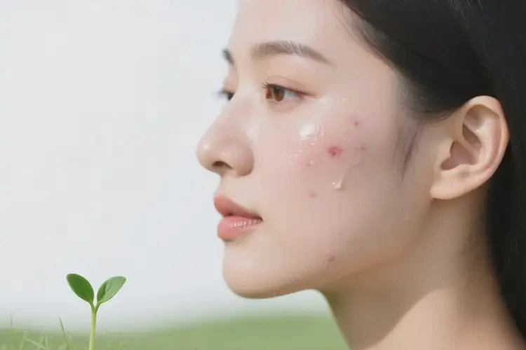 青年人面部出濕疹不管它會自己痊愈嗎(圖1)