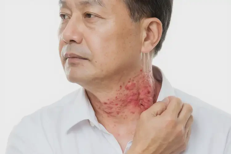 男人脖子上偶爾起濕疹能不能徹底自愈(圖4)