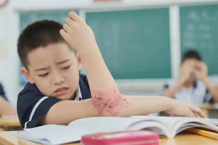 小學(xué)生手臂上偶爾起濕疹不管它會自己自愈嗎(圖4)