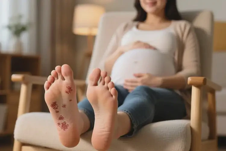 產(chǎn)婦腳上偶爾起濕疹不管它會自己痊愈嗎(圖3)