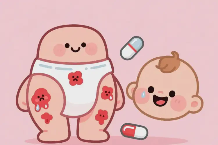 嬰兒肛周經(jīng)常長濕疹不管它會自己好嗎(圖2)