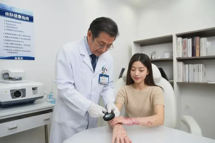 女人手上偶尔起湿疹不管它会自己自愈吗(图2)