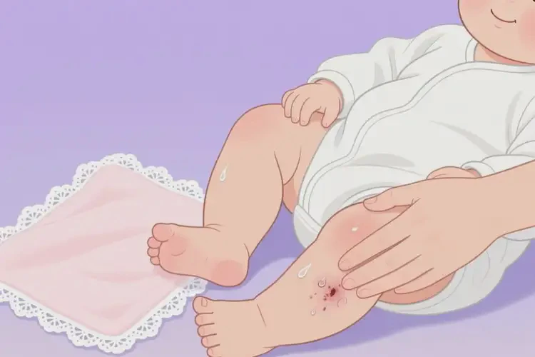 小兒大腿經(jīng)常長濕疹不管它會自己好嗎(圖1)