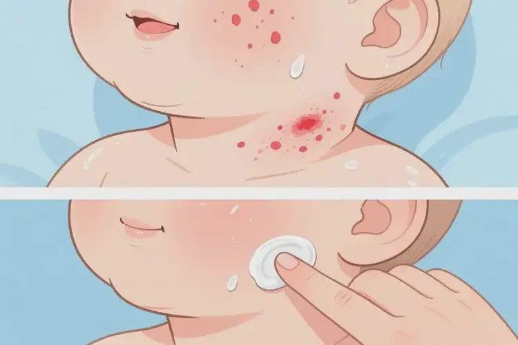 小兒脖子上長(zhǎng)濕疹能夠徹底治愈嗎(圖1)