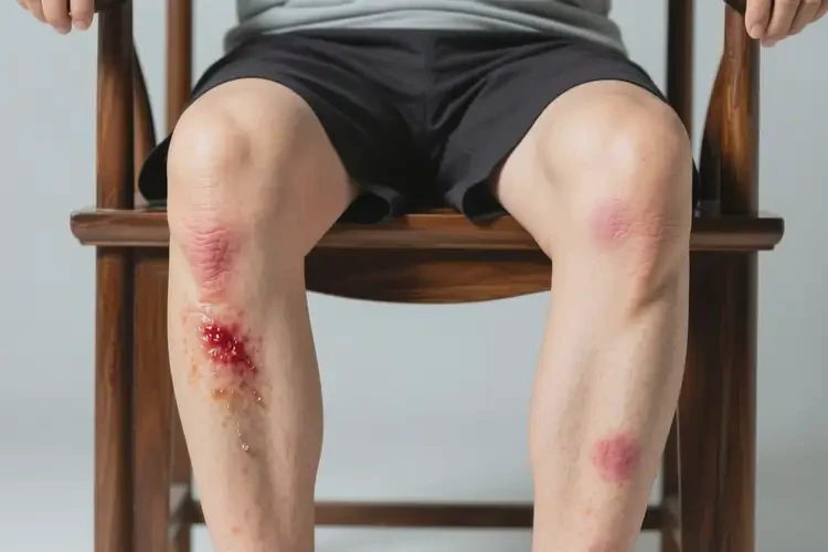 老年人大腿起濕疹可以徹底自愈嗎(圖4)