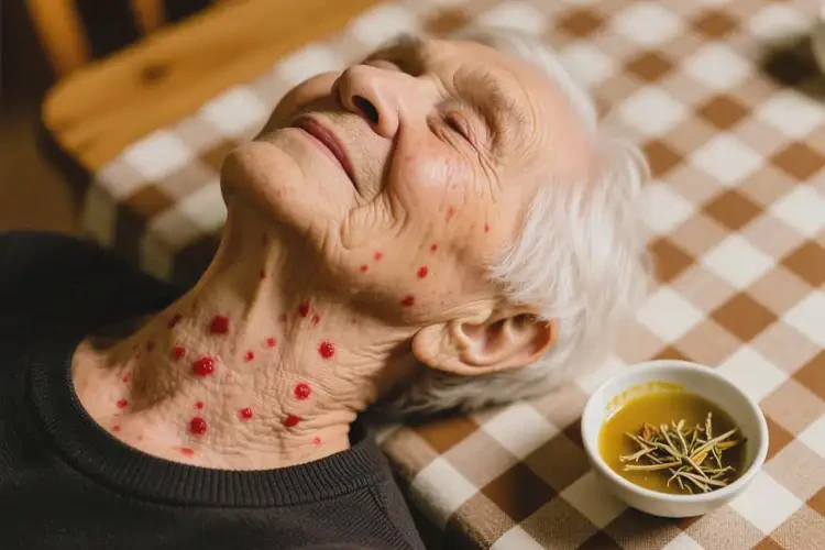 老年人脖子有濕疹可以徹底自愈嗎(圖2)