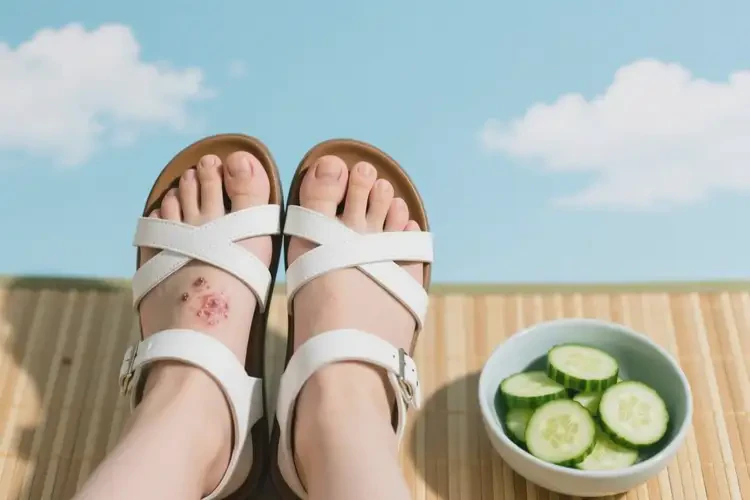 中学生脚上容易起湿疹能彻底自愈吗(图1)