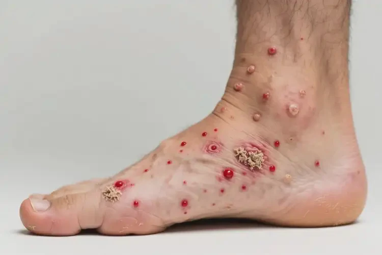 男生脚上经常起湿疹能彻底自愈吗(图1)