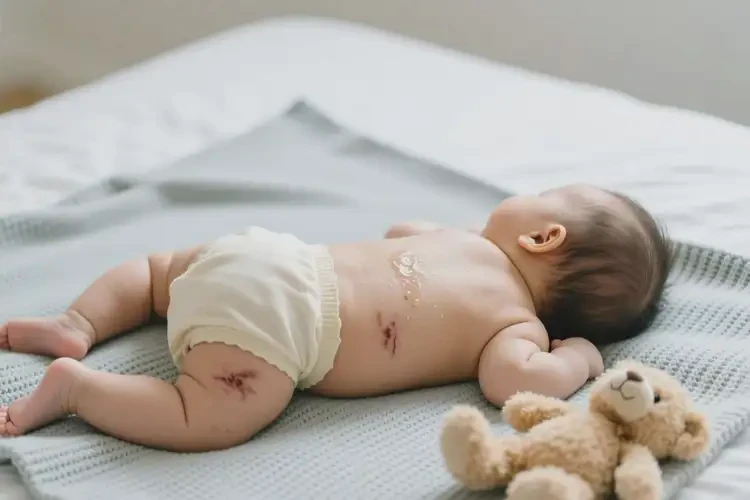 孩子屁股上長(zhǎng)濕疹不管它會(huì)自己好嗎(圖2)