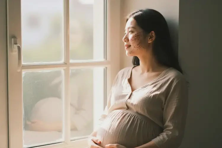 孕婦臉上容易長濕疹能靠自己自愈嗎(圖2)